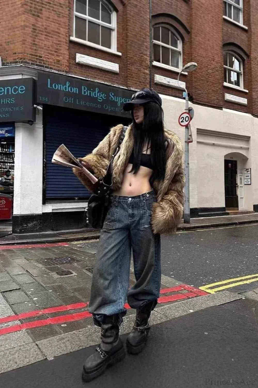 Kurze Fake-Fell Waschbär-Fell Gemütliche Warme Jacke Mantel