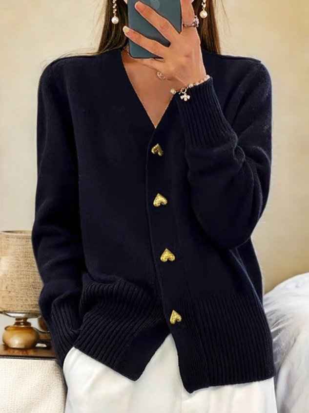 Elira | Zeitlose Cardigan-Strickjacke für Alltagseleganz