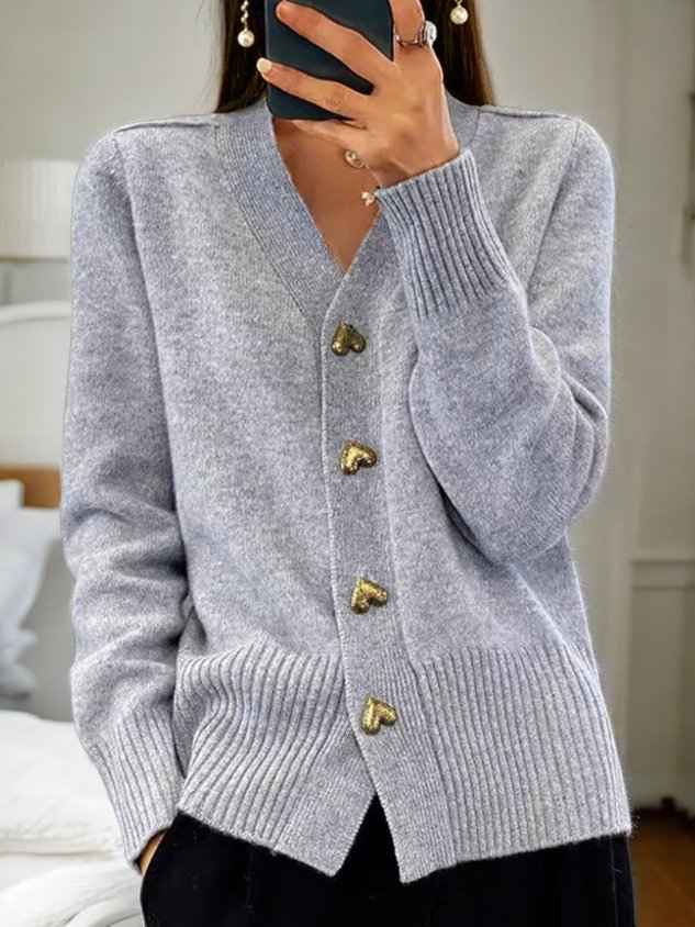 Elira | Zeitlose Cardigan-Strickjacke für Alltagseleganz