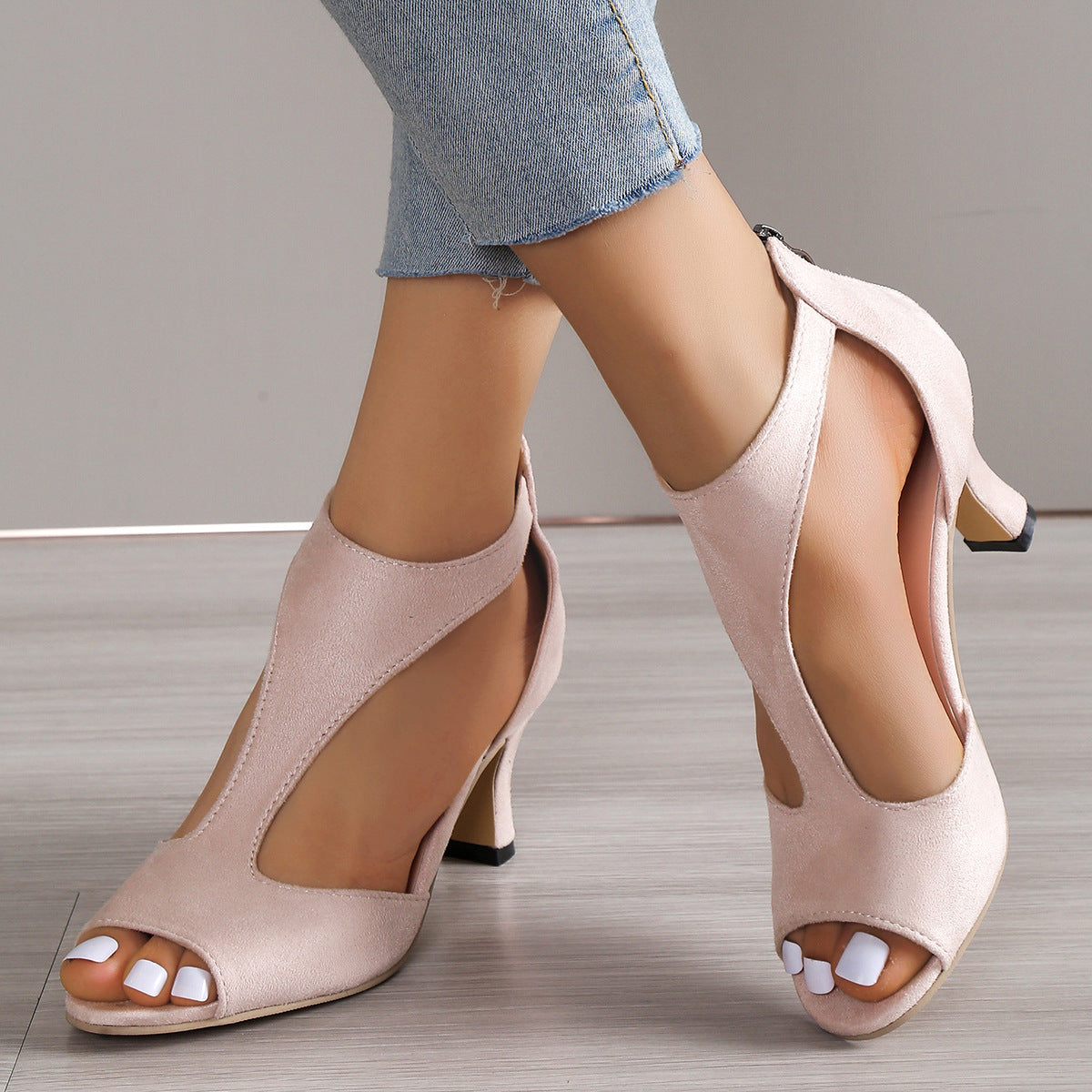 Elegante römische High-Heel-Schuhe für Damen - Roborro