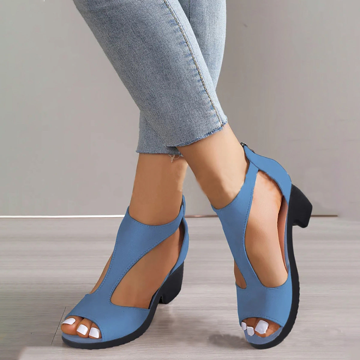 Elegante römische High-Heel-Schuhe für Damen - Roborro