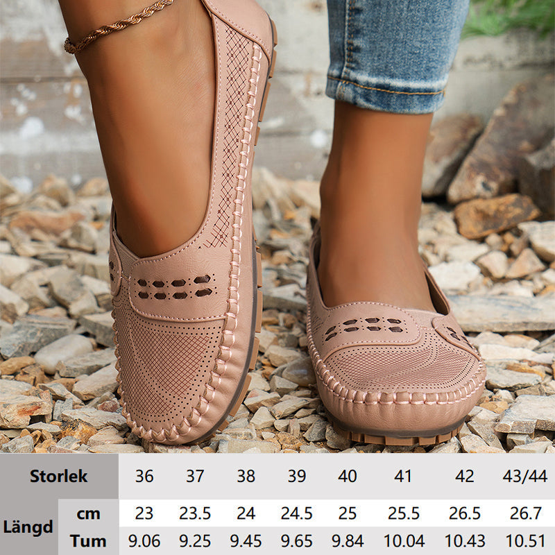 Leichte, bequeme und atmungsaktive flache Schuhe für Damen