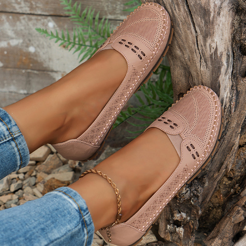 Leichte, bequeme und atmungsaktive flache Schuhe für Damen