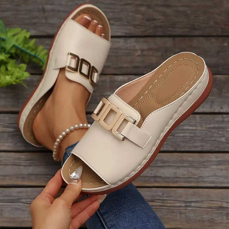 Orthopädische ultra-bequeme Keilabsätze Sandalen für Damen – Höchster Komfort im Alltag