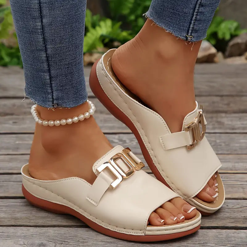 Orthopädische ultra-bequeme Keilabsätze Sandalen für Damen – Höchster Komfort im Alltag