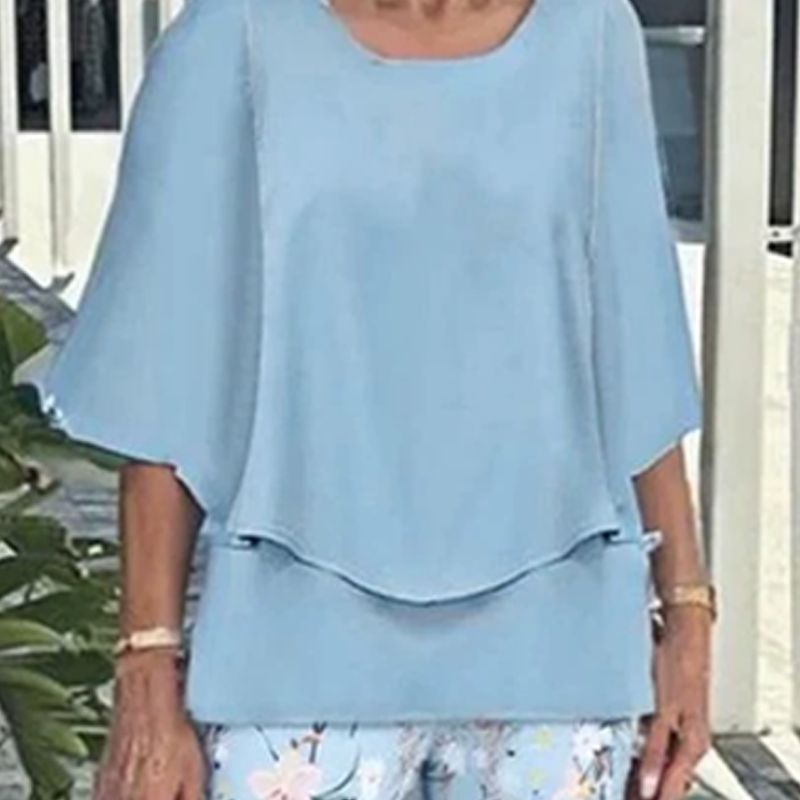Elegantes und bequemes 2-teiliger Set aus gedrucktem Hose und Oberteil