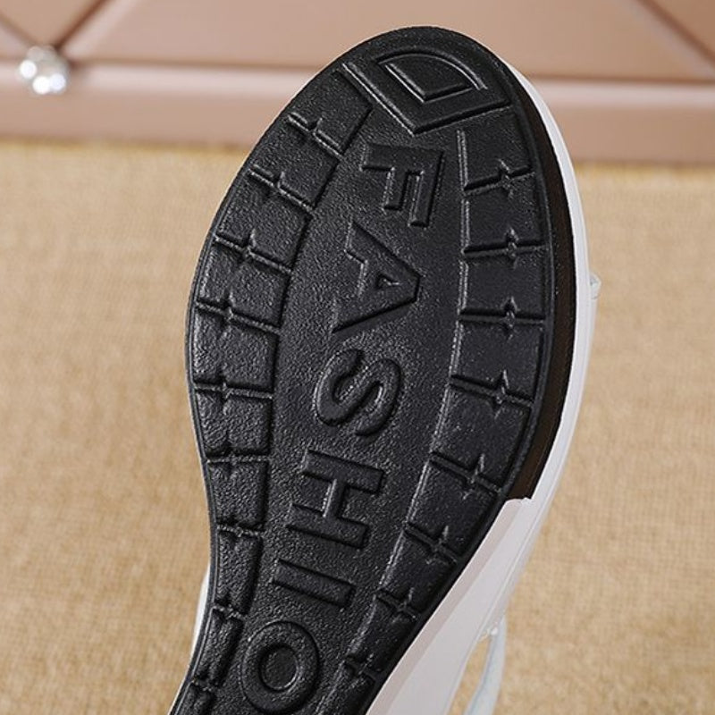 Trendige Plateau-Sandalen mit durchbrochenem Design für einen eleganten und bequemen Look