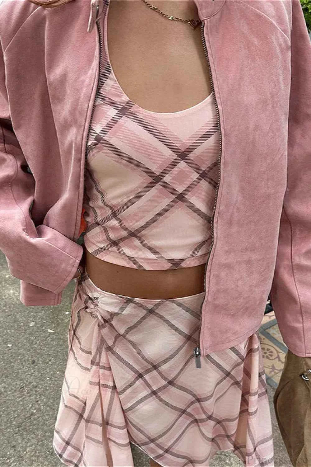 Eleganter Wildledermantel mit langen Ärmeln, Casual-Schick