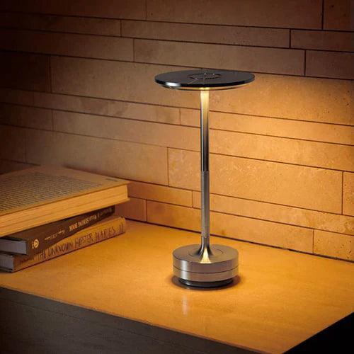 Kabellose Tischlampe Nordic Light wiederaufladbar USB, aus Metall und dimmbar für eine individuelle Atmosphäre