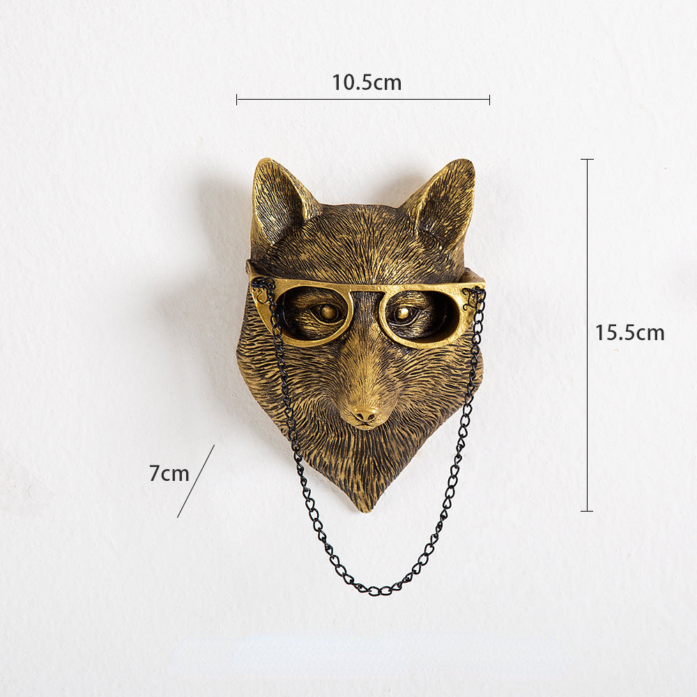 Deer Head 'Frankie' Wanddekoration - Realistische Kunstharz-Wanddekoration