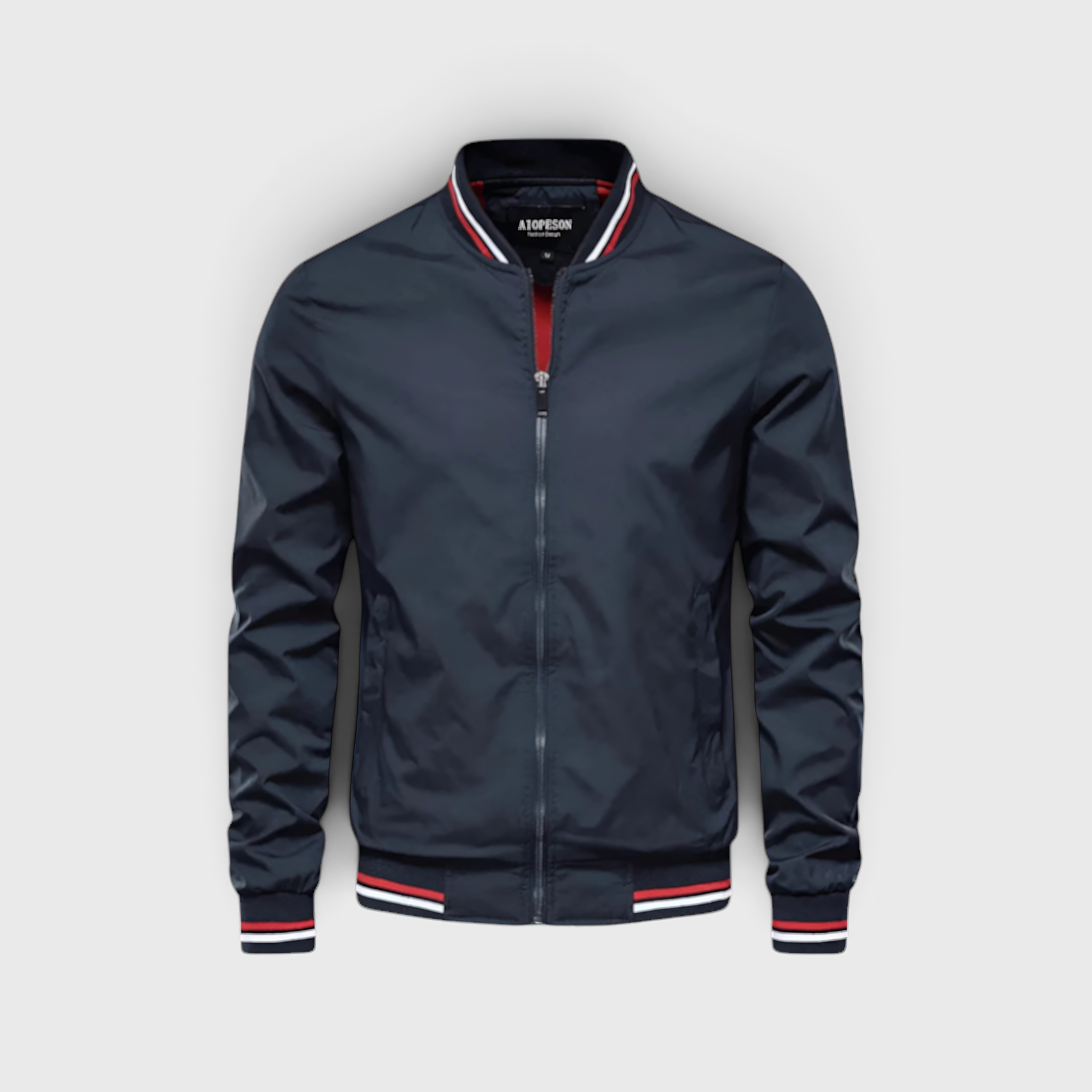 Herren Bomberjacke - Casual, Wasserabweisend mit Stehkragen