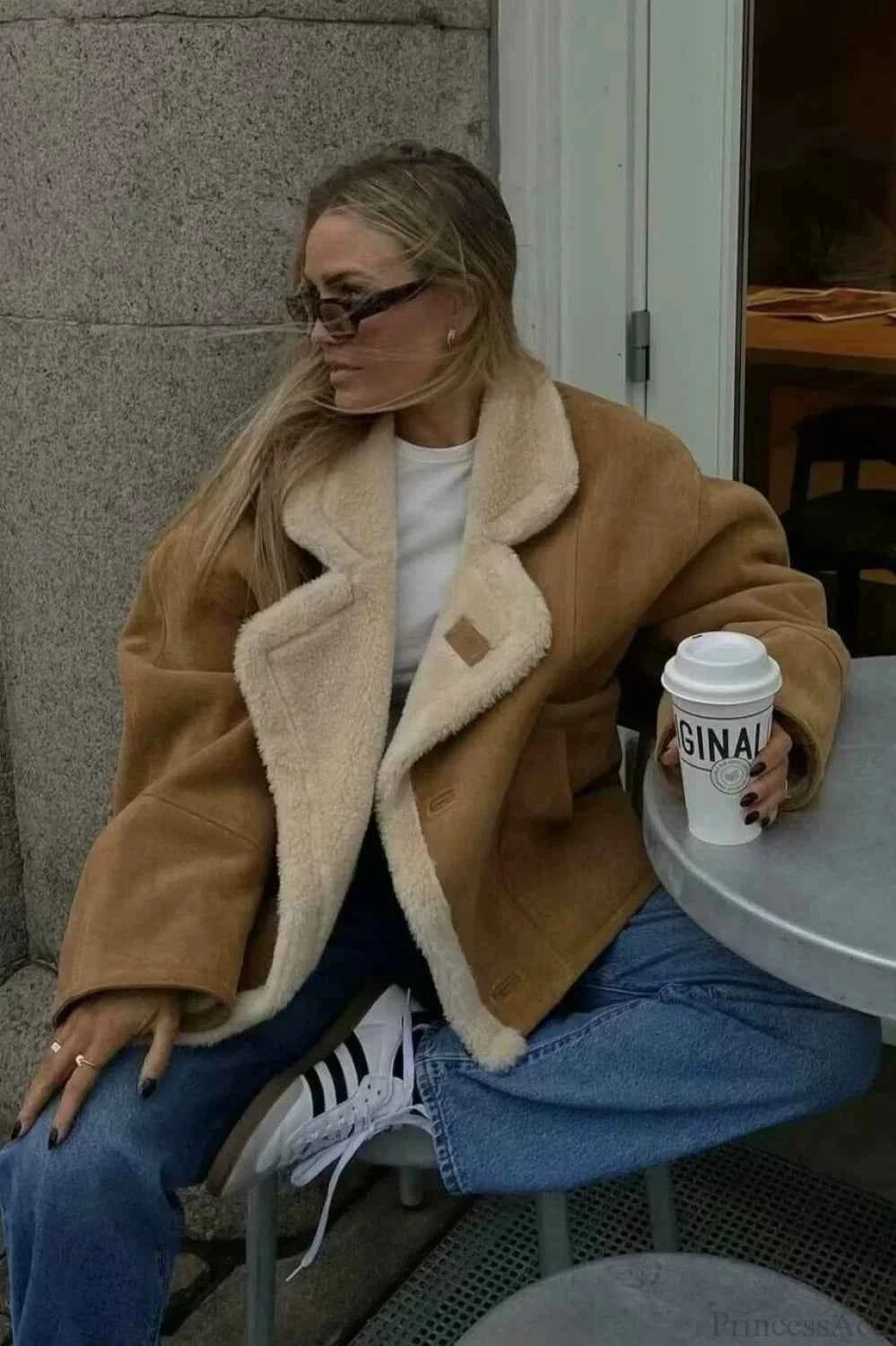 Vintage Mantel Sherpa Oversize Ultra Warm