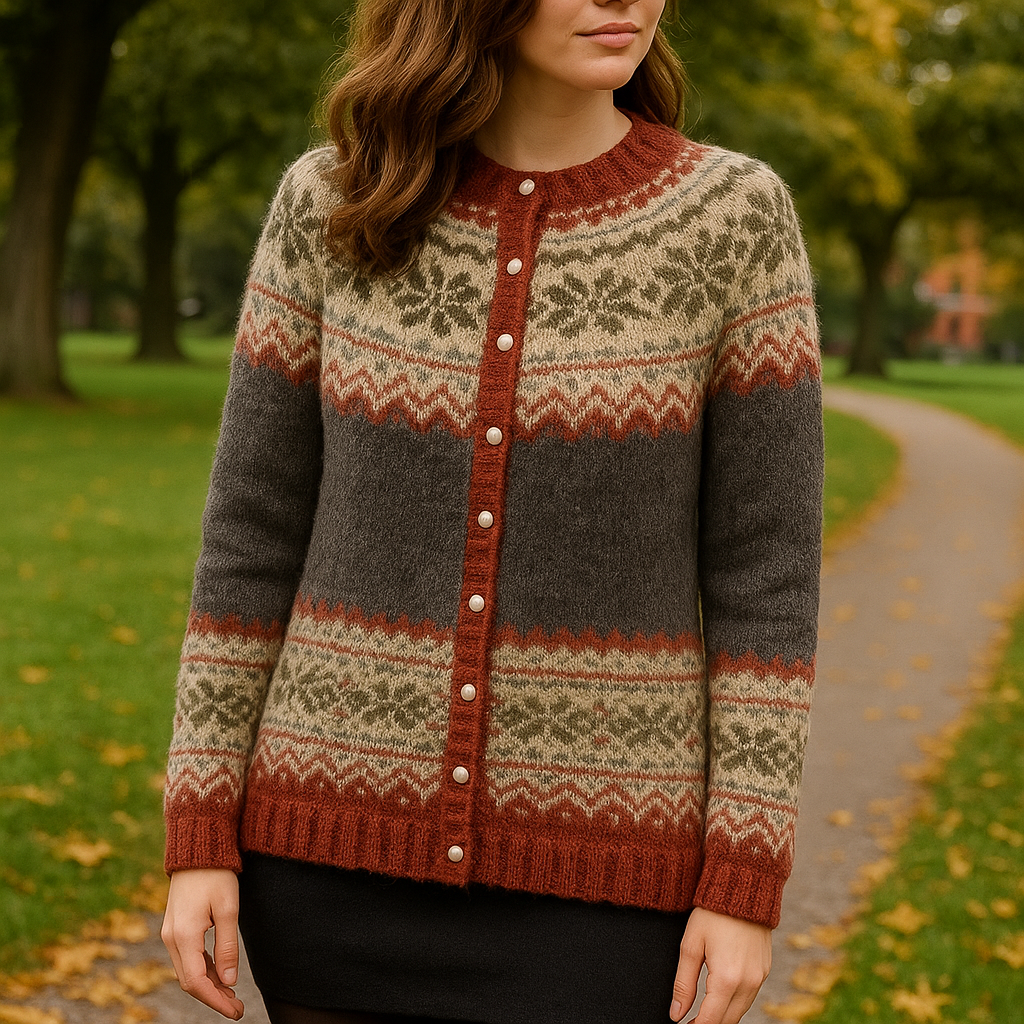 Zeitloser Damen-Cardigan – Klassisch, gemütlich gestrickt