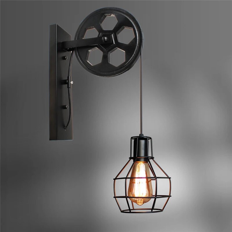 Vintage-inspirierte Retro-Chic-Wandlampe im Mid-Century-Stil für einen eleganten Vintage-Look