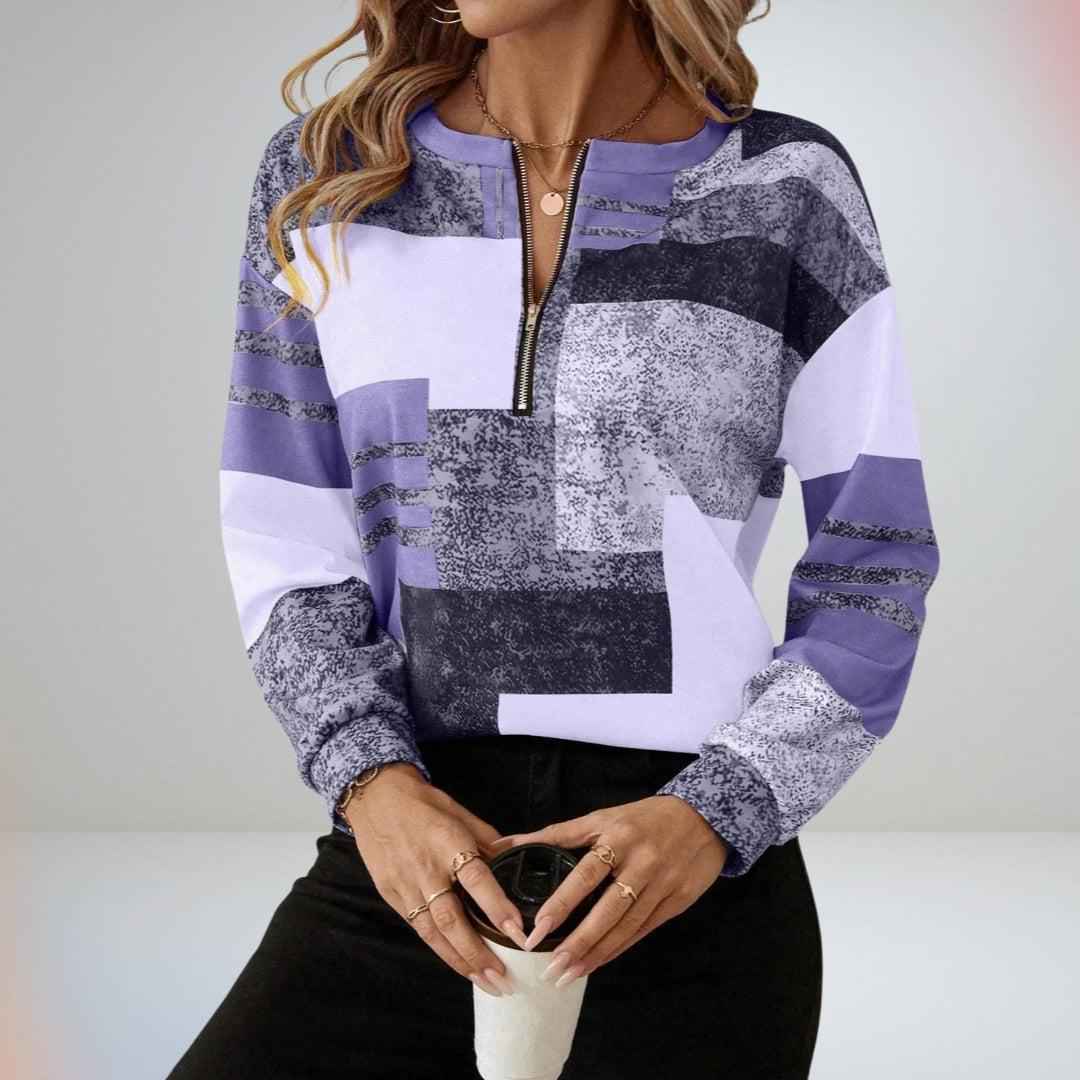 STACEY™ – Schicker Pullover mit halbem Reißverschluss für mühelosen Stil