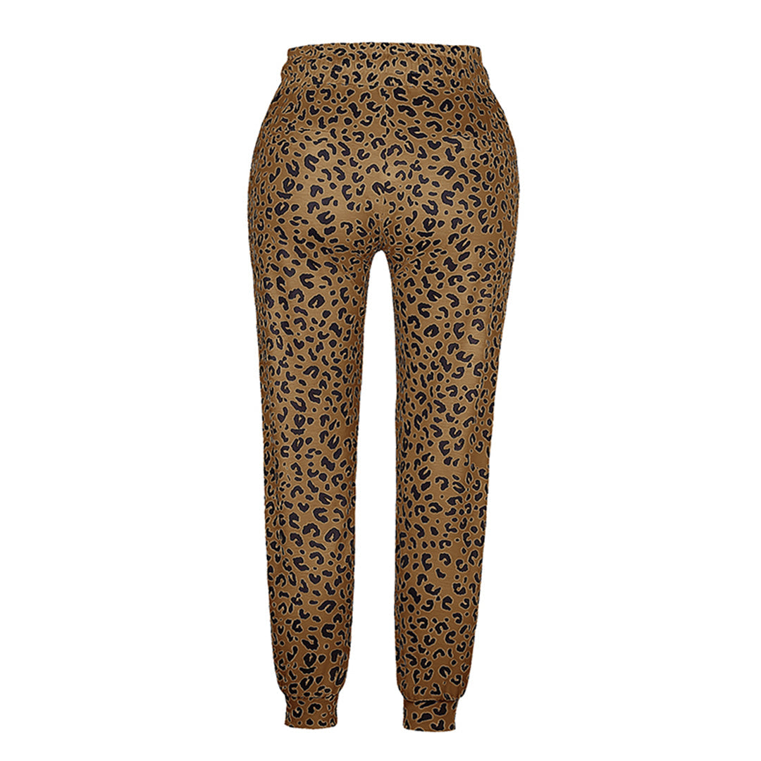 Xandra | Stilvolle Damenhose mit eleganten Leo-Print