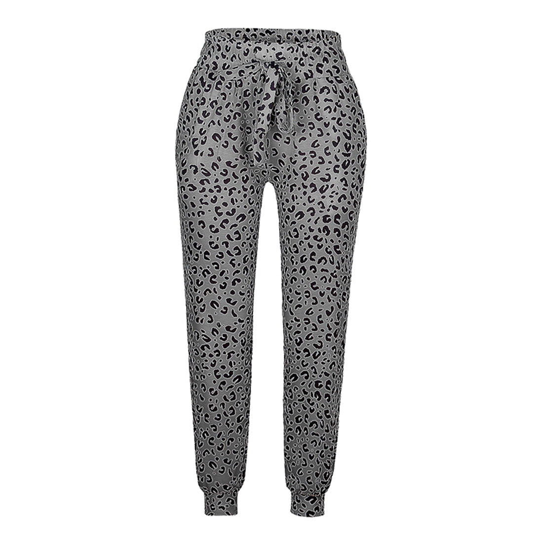 Xandra | Stilvolle Damenhose mit eleganten Leo-Print