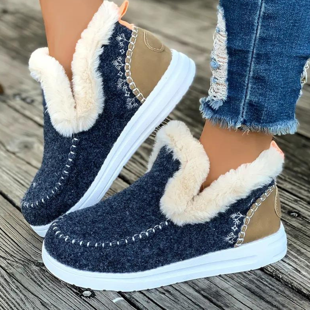 Calliope - Orthopädische Plüsch-Winterstiefel für Damen