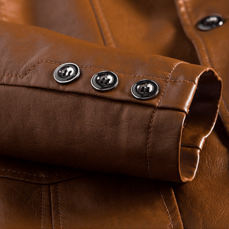 Stilvolle Zari Lederjacke im eleganten italienischen Schnitt