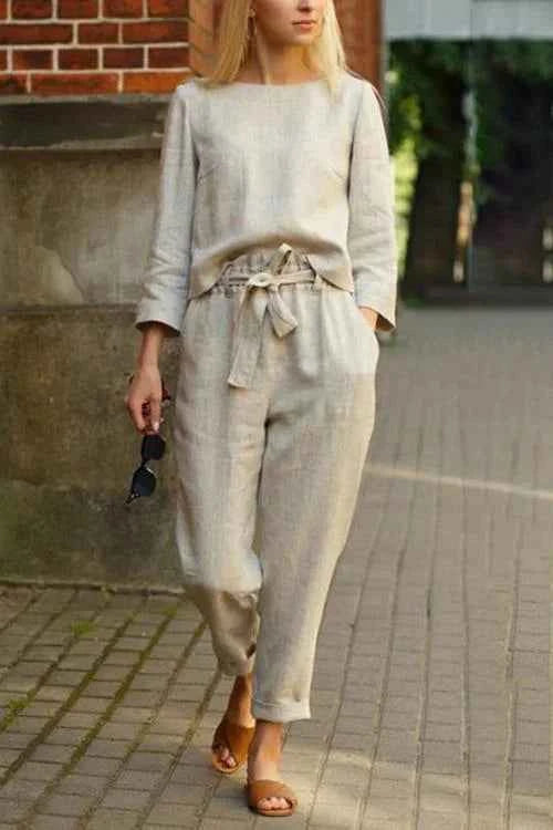 Lässiges und elegantes 2-teilige Set für einen unvergleichlichen Stil