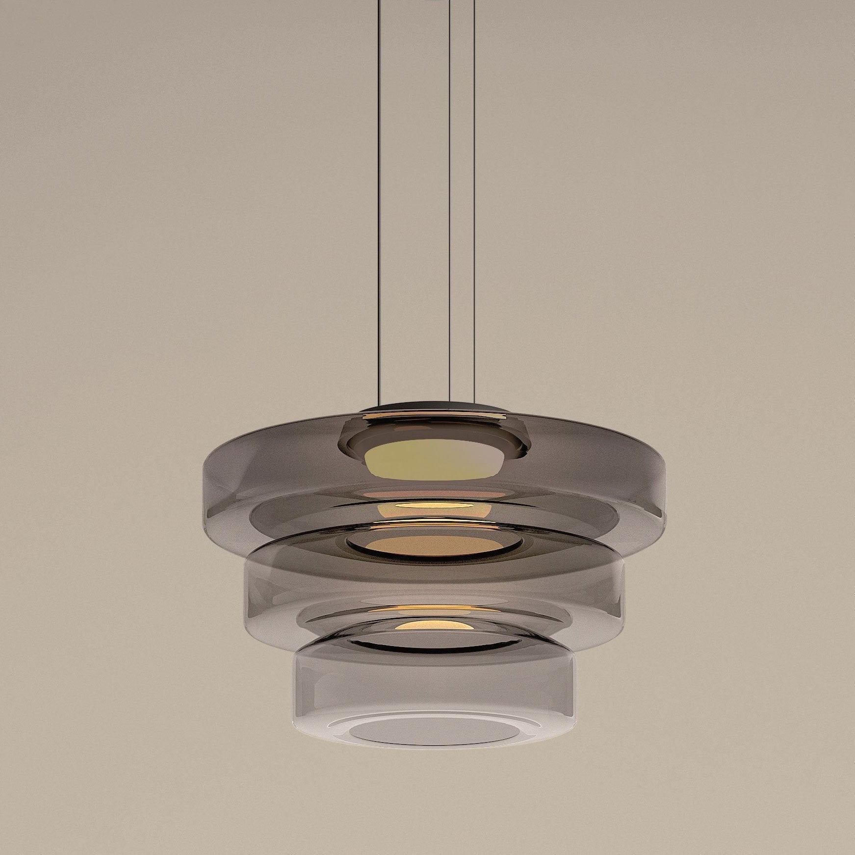 Verdessa – Moderner Glas-Hängelampe mit verstellbaren LED-Lampen für zeitgenössische Innenräume