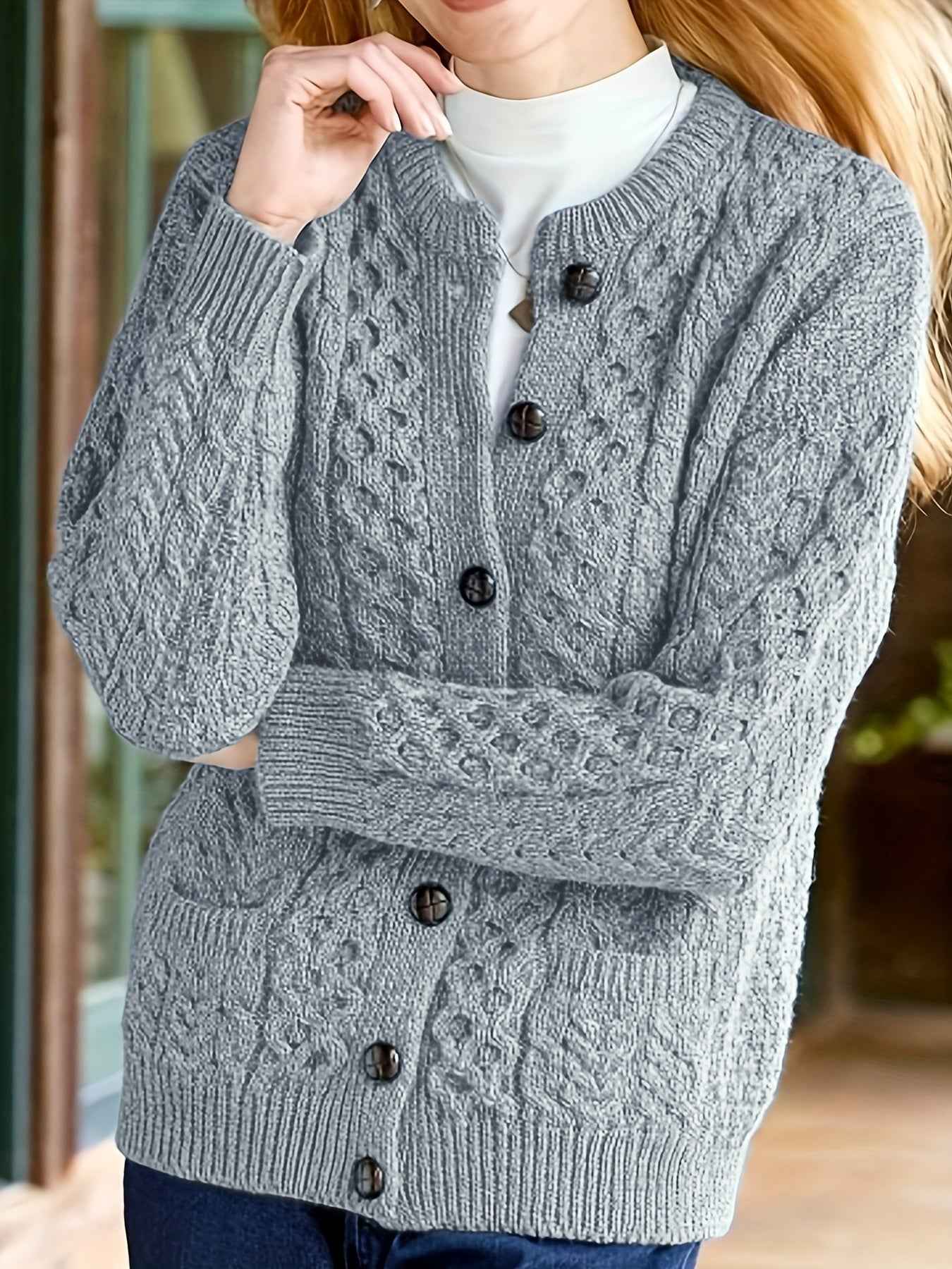 Stacey - Schlichter und eleganter Damen-Cardigan für einen stilvollen Look