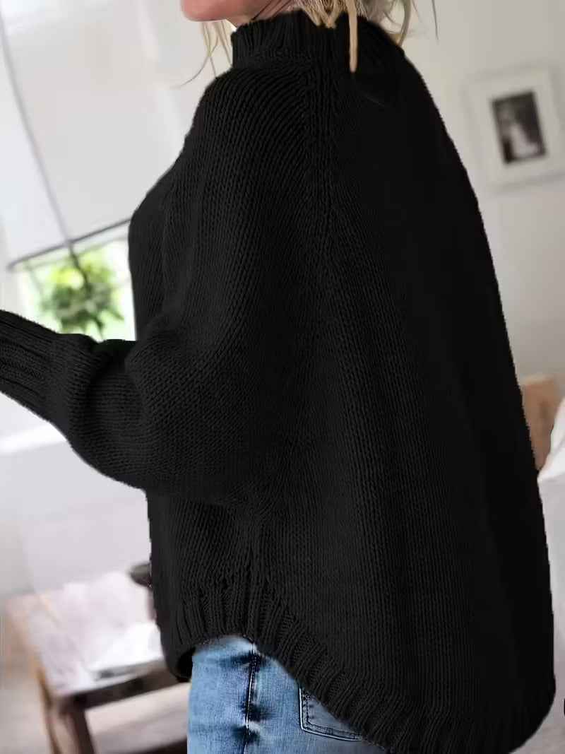 PAMELLA – Oversized-Kordelstrickpullover für einen bequemen und eleganten Stil