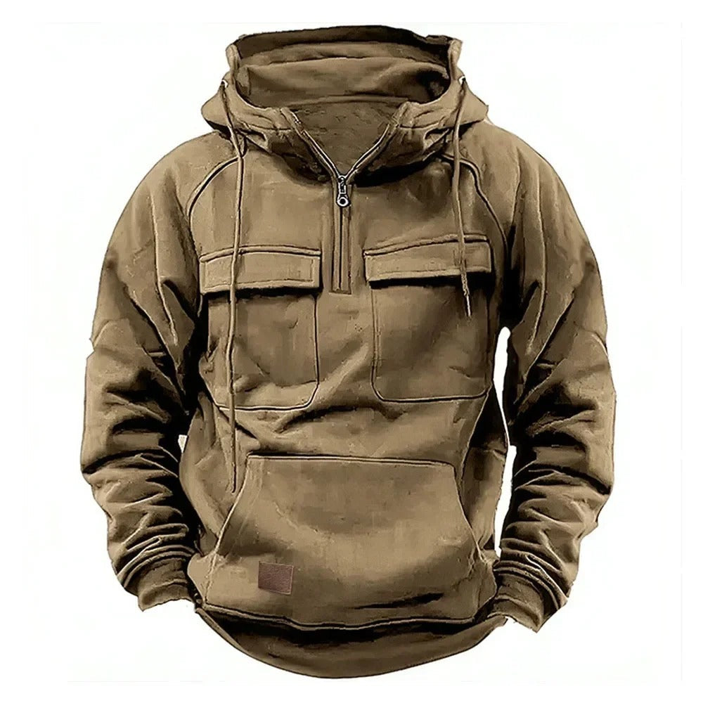 Taktischer Hoodie für Männer, Militär- und Urbanstil Kleidung
