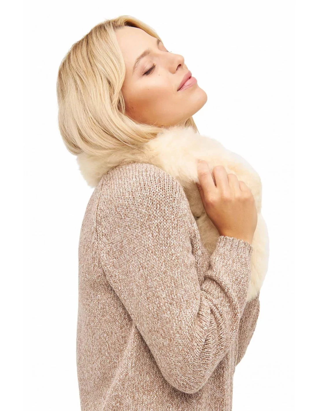 Premium Weicher Winterschal - Alpaka-Stil Mischung