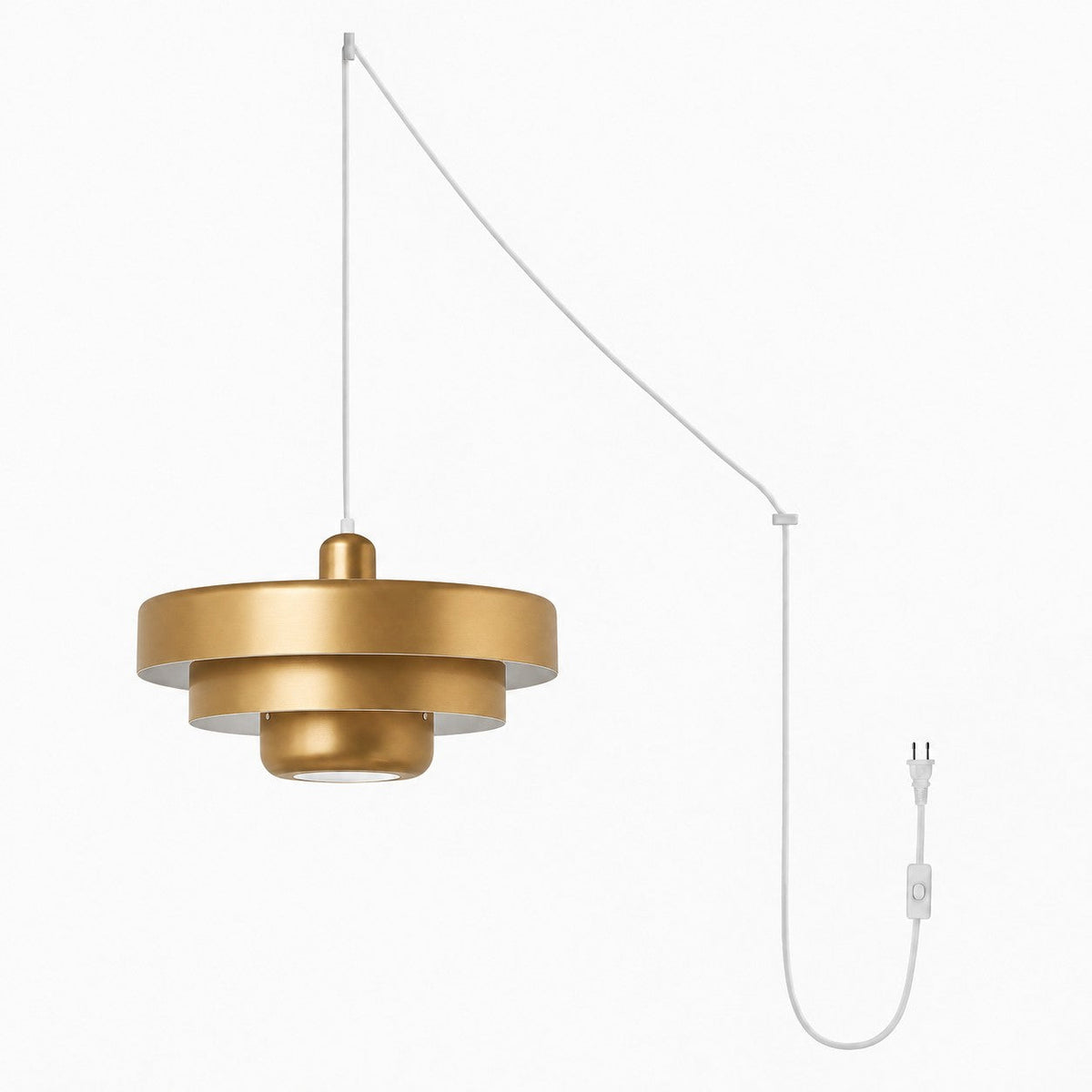 Retro Bauhaus Steckerpendelleuchte - Multicolor
