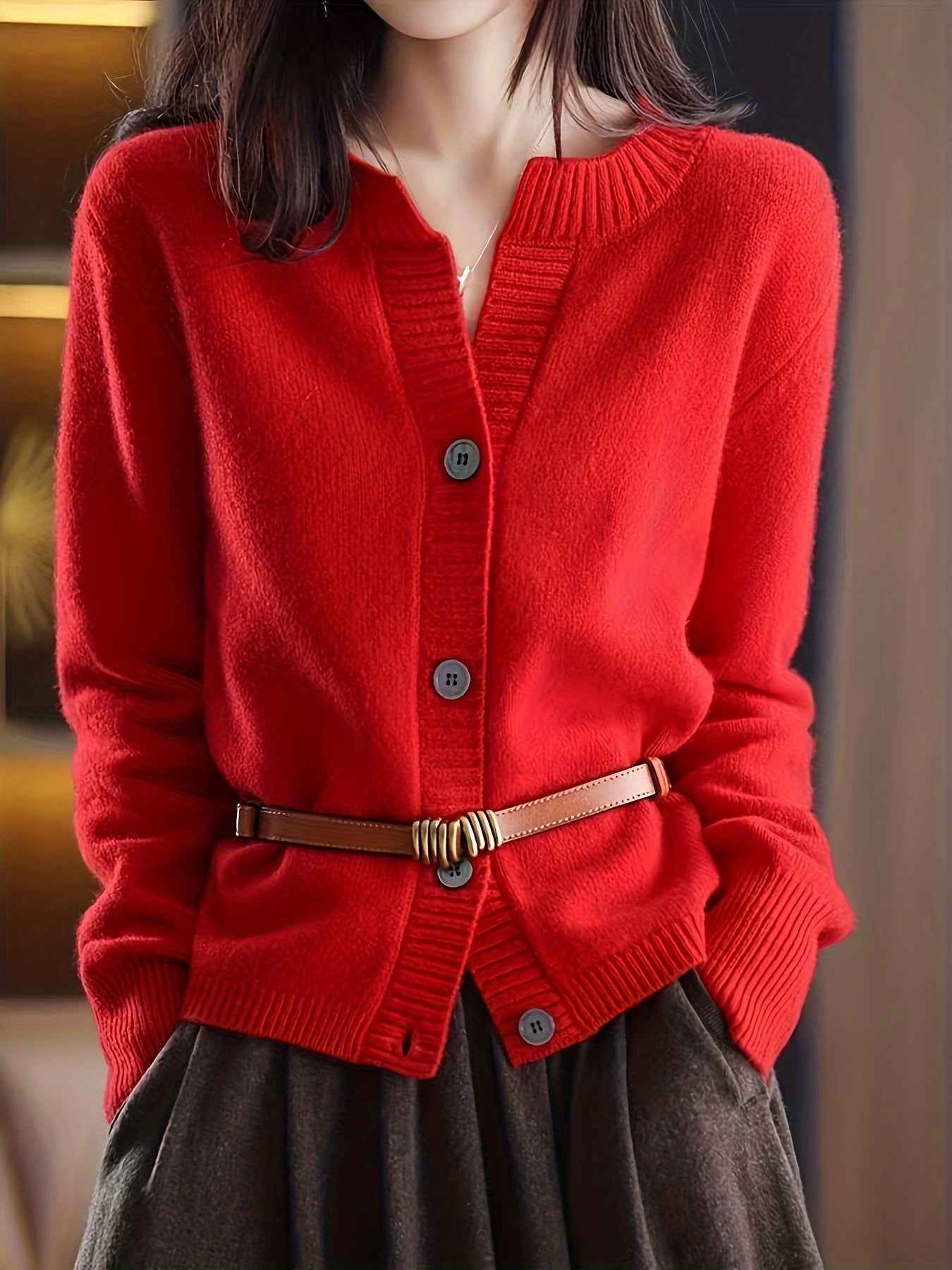 Michelle - Raffinierter Cardigan für eleganten Alltagsstil