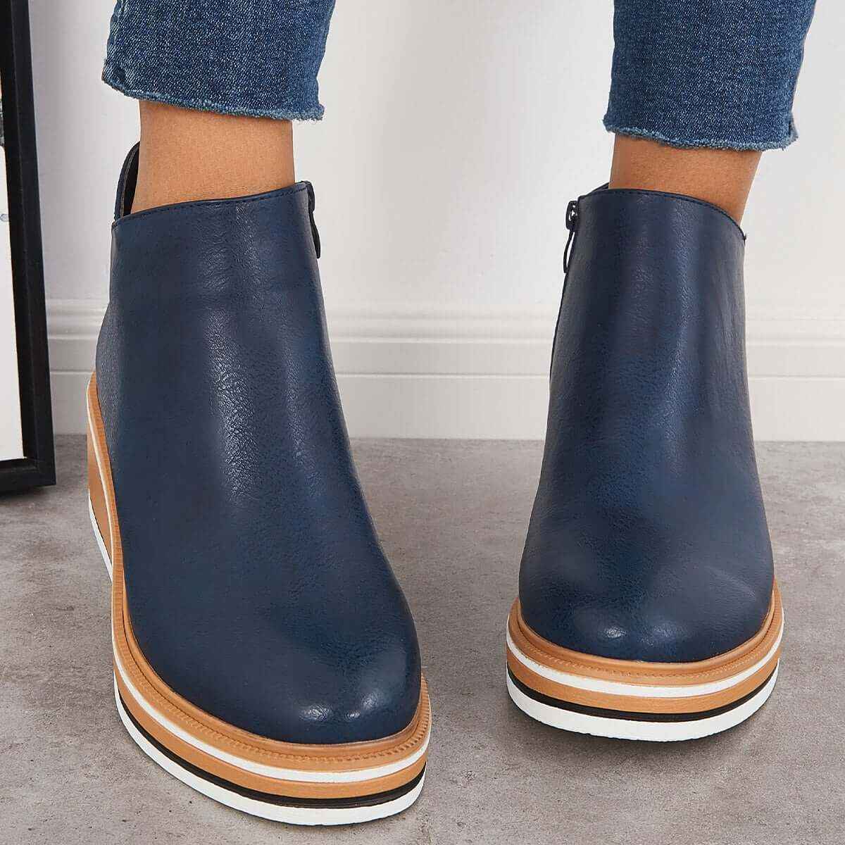 Elegante Orthopädische Schuhe für Damen hinten