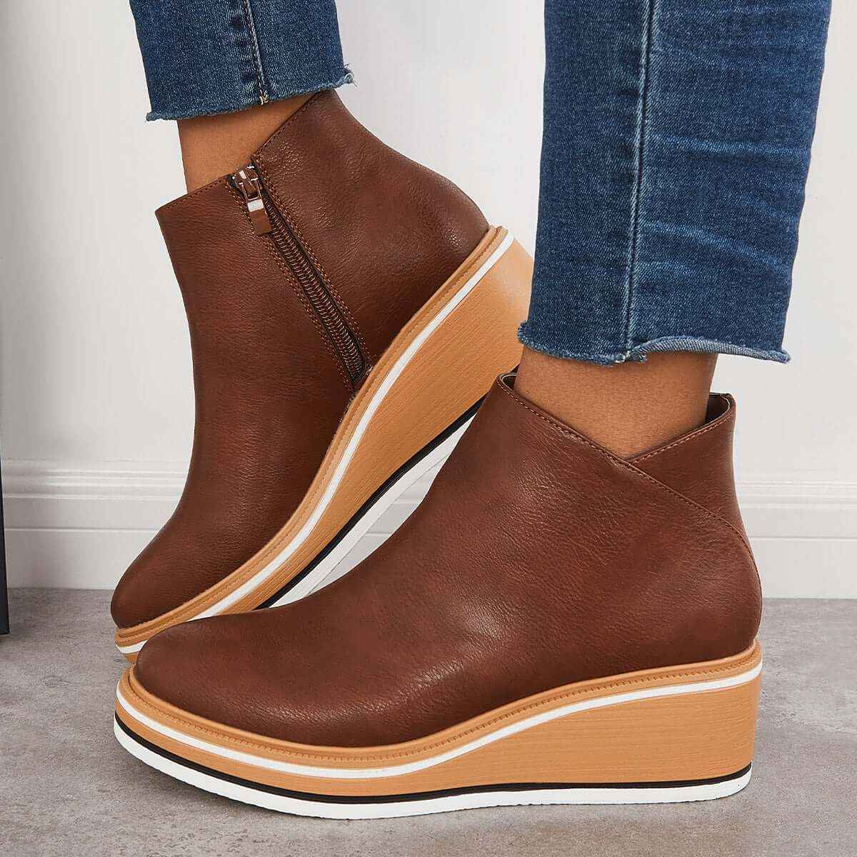 Elegante Orthopädische Schuhe für Damen hinten