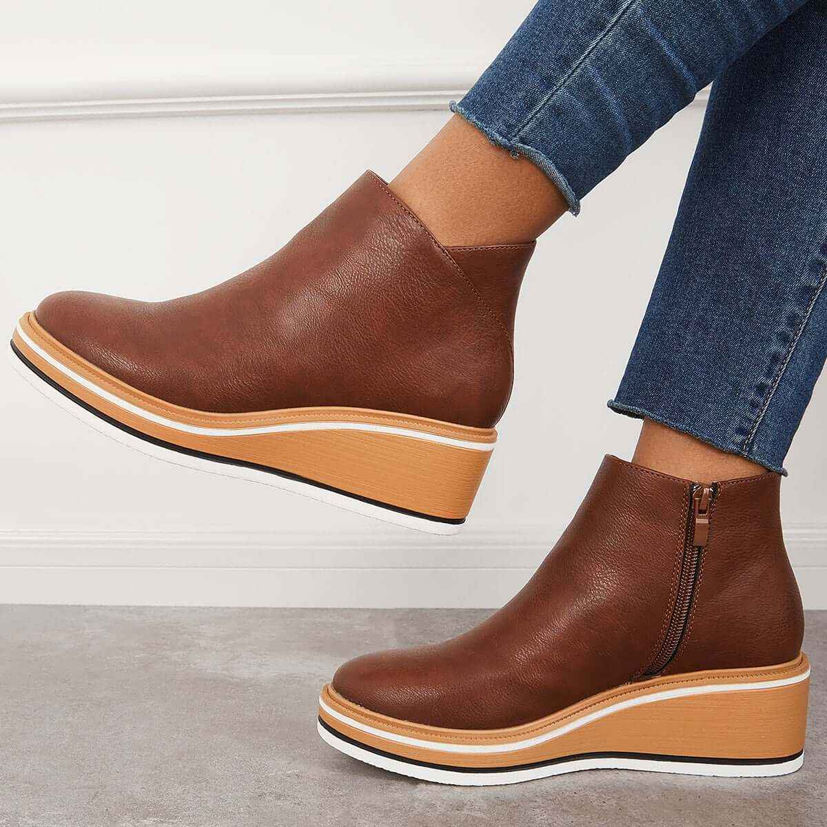 Elegante Orthopädische Schuhe für Damen hinten