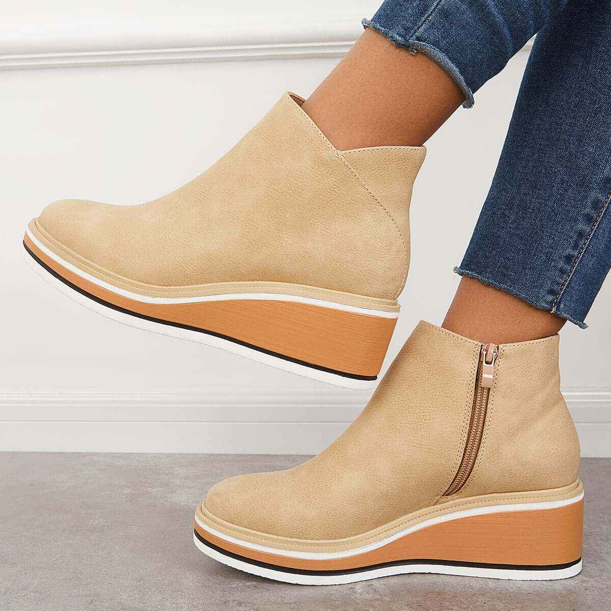 Elegante Orthopädische Schuhe für Damen hinten