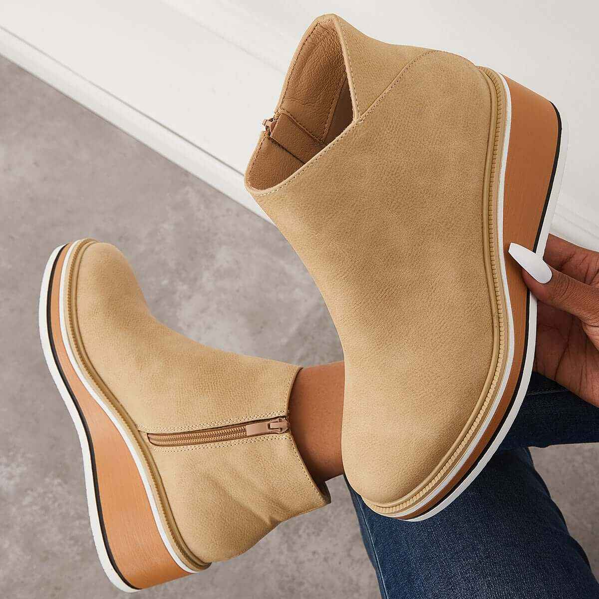 Elegante Orthopädische Schuhe für Damen hinten