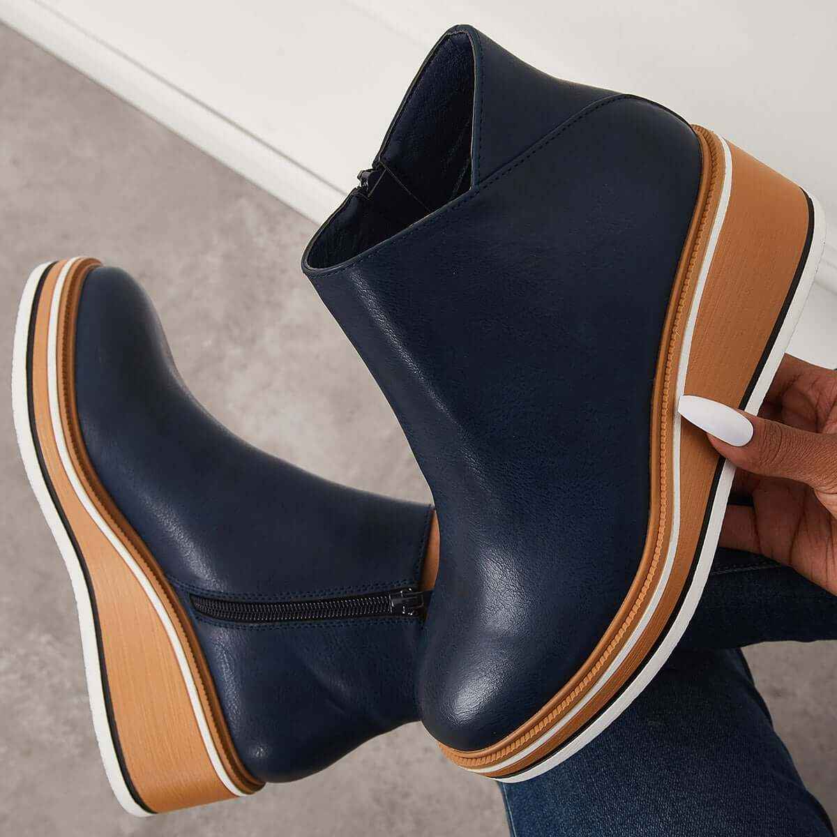Elegante Orthopädische Schuhe für Damen hinten