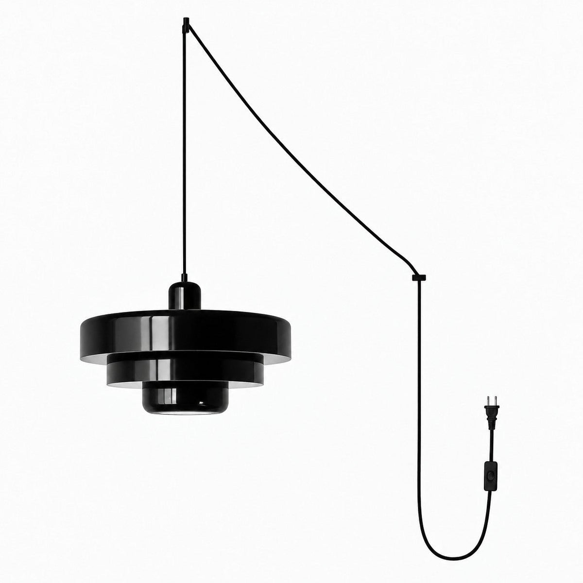 Retro Bauhaus Steckerpendelleuchte - Multicolor