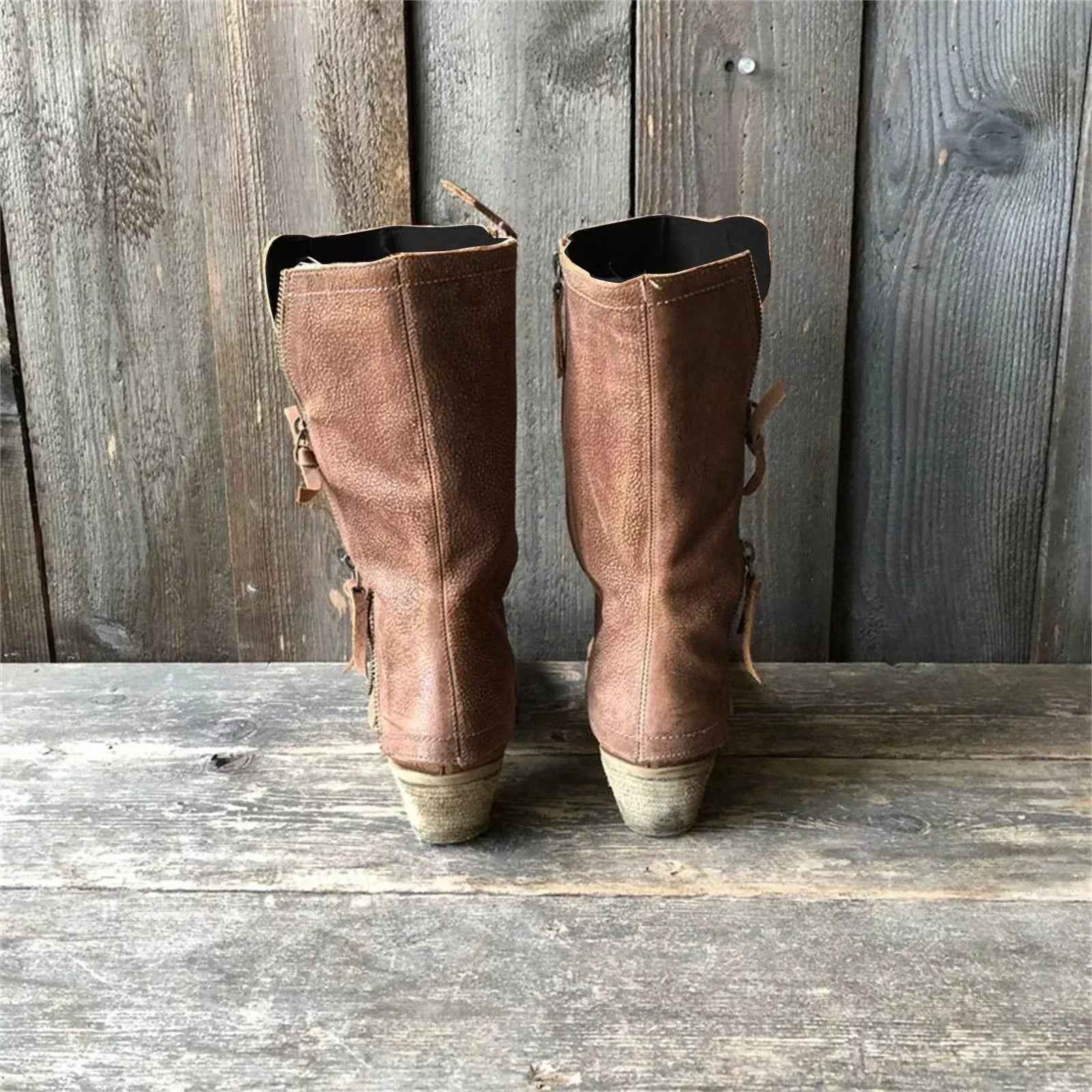 ZORYA – Elegante Lederstiefel mit seitlichem Reißverschluss für einen anspruchsvollen Stil