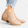 Botas Ortopédicas de Cuero para Mujer - Comodidad Terapéutica, Estilo Sofisticado