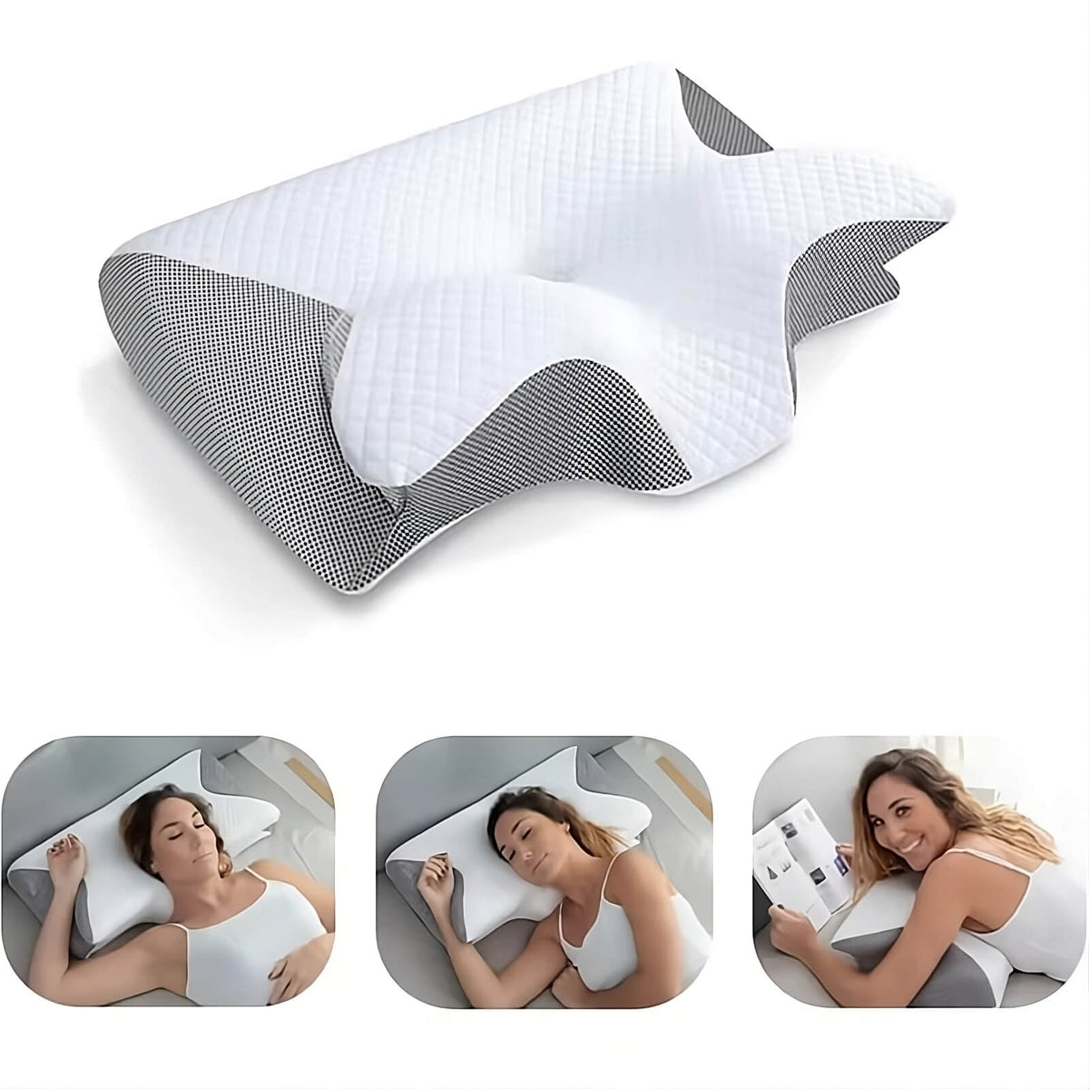 DreamAlign Orthopädisches Konturkissen - Nacken- & Schulterstütze