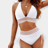 Hochtaillierter Bikini mit Polsterung