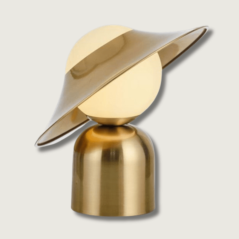 Verena - Stilvolle moderne goldene LED-Tischlampe für elegantes Ambiente