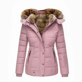Anna™ Rosa Winterfelljacke - Ultra-kuschelig, warm und plüschiger Komfort