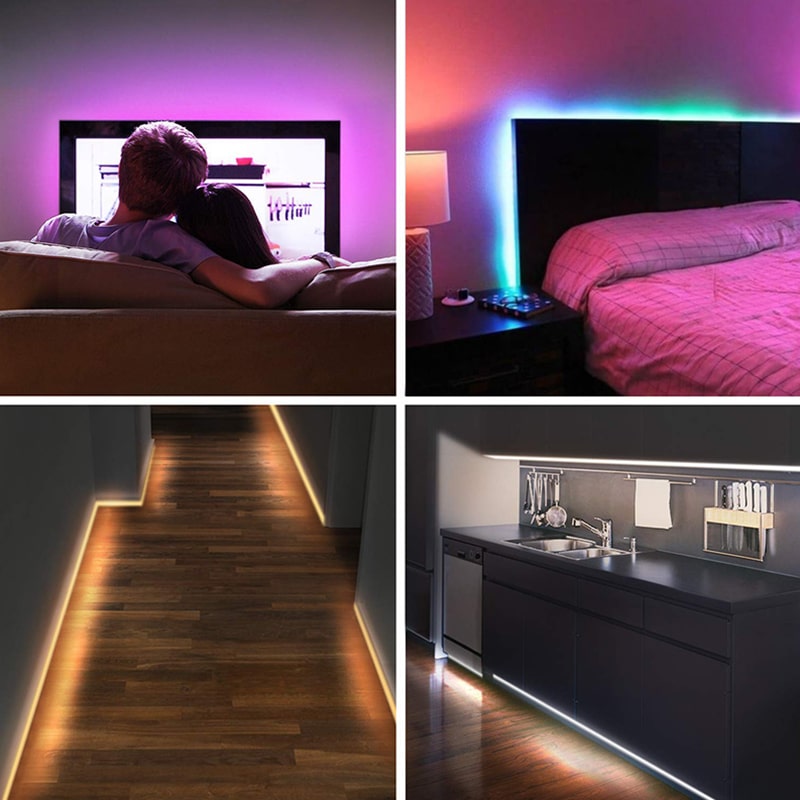 WiFi Smart RGB LED Lichtstreifen – 10m Wasserdicht