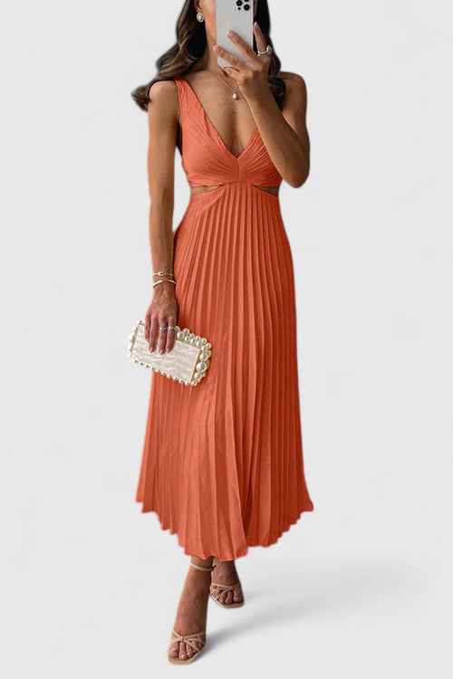 Karen | Zeitloses ärmelloses Kleid mit einer eleganten Silhouette