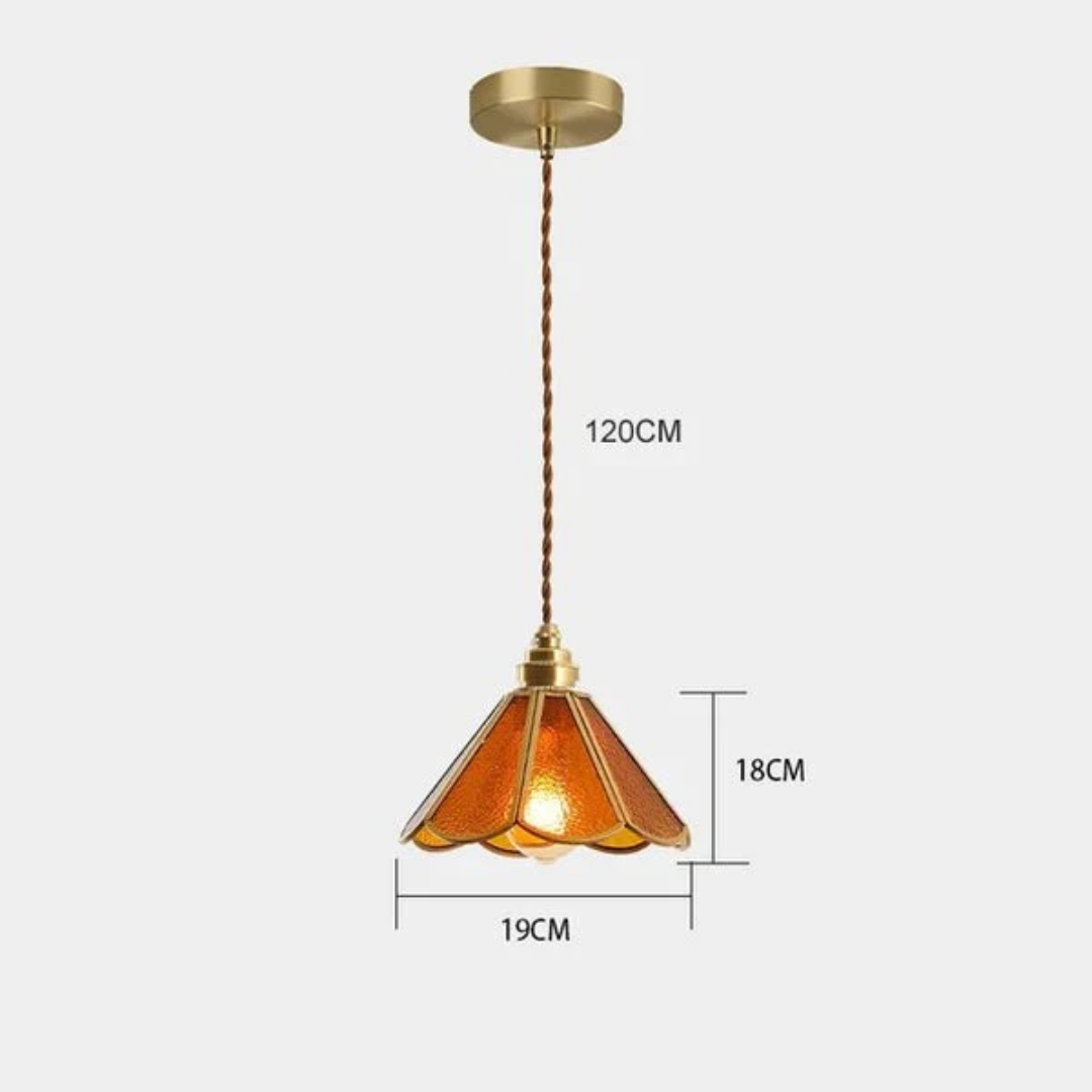 Brivon - Elegante Pendelleuchte mit Glas-Lateindesign für ein stilvolles Interieur