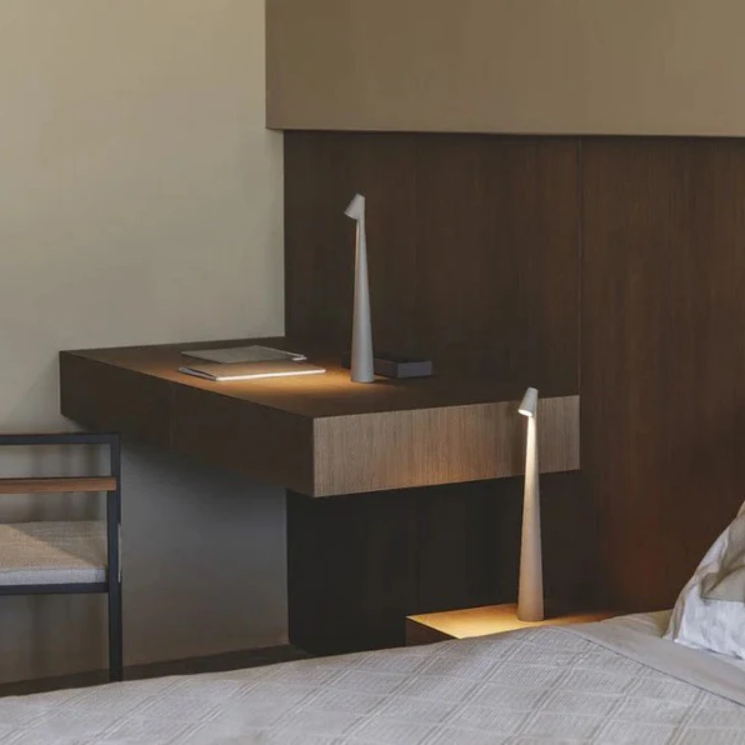 Nordic - Moderne kabellose skandinavische LED-Tischlampe für ein elegantes und stilvolles Erscheinungsbild