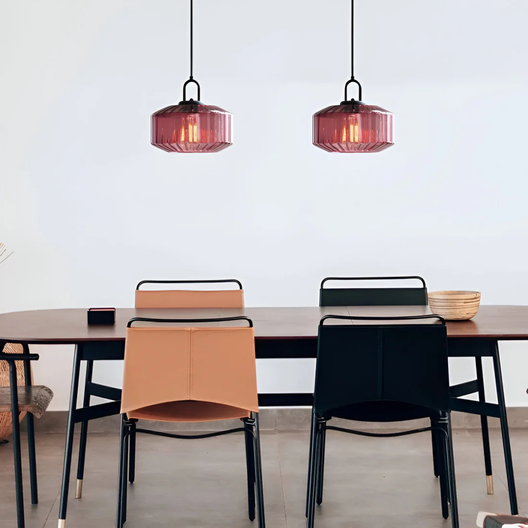 Mireta - Vintage Stilvolle Bunte Glas Hanglampe für eine Einzigartige Atmosphäre