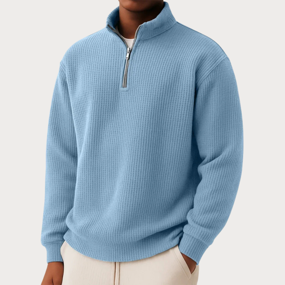 Carter Zeitloser Strickpullover mit Reißverschluss am Kragen Damen